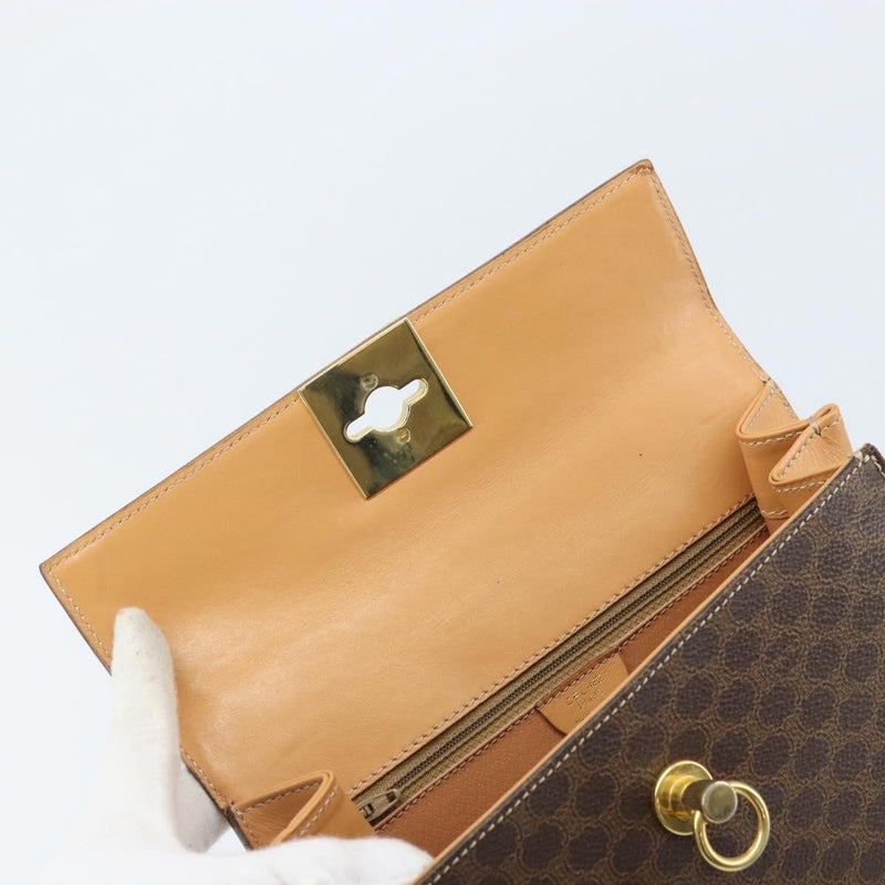 Celine Handbag Canvas Brown Bag