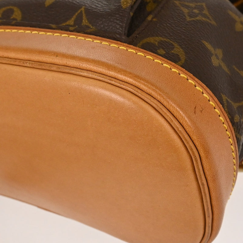 Louis Vuitton Vintage Montsouris Monogram Canvas Brown Bag