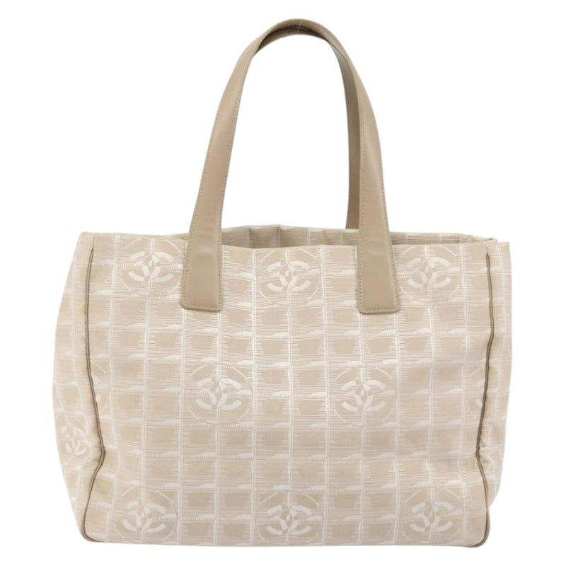 Chanel Travel Line Nylon Beige Bag
