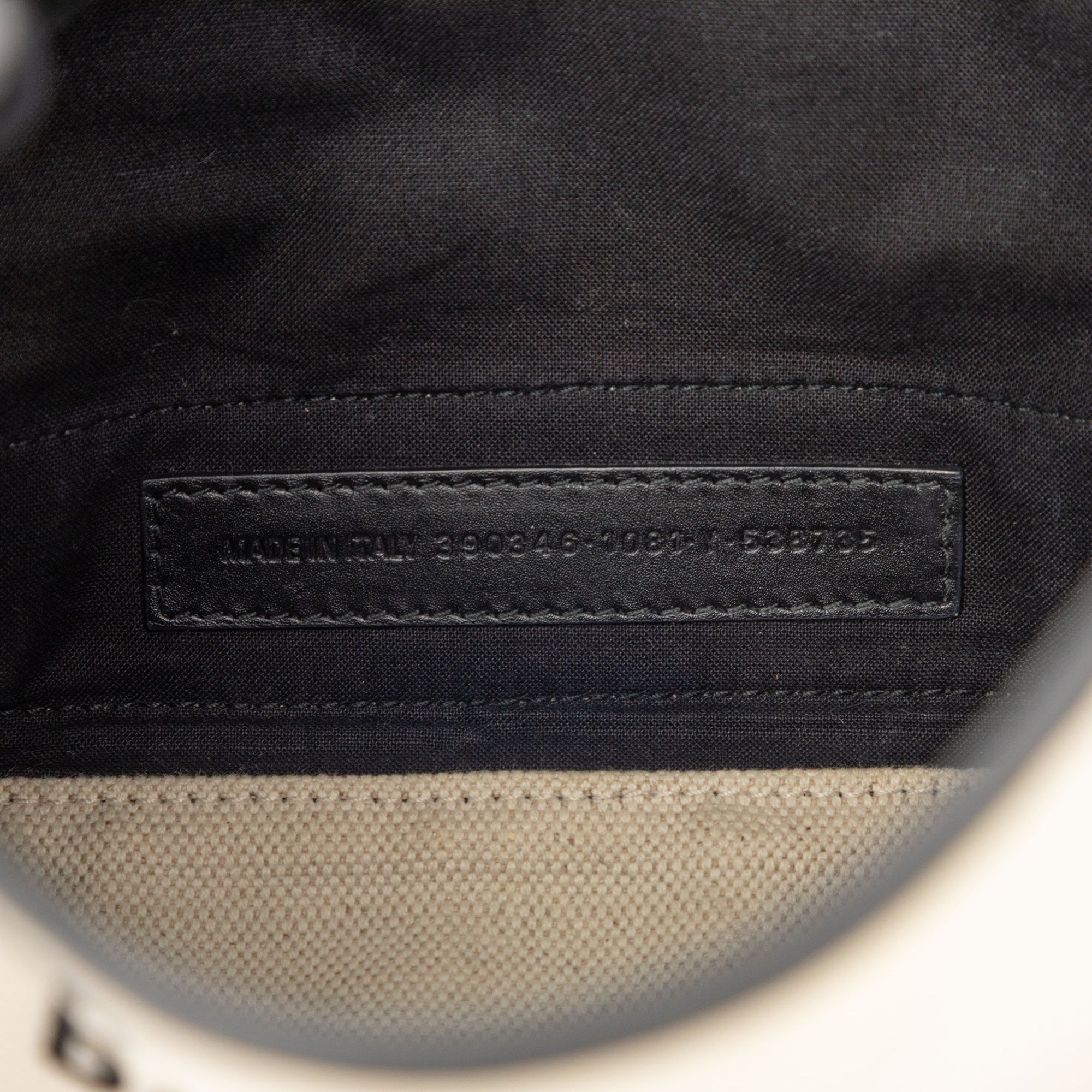 Canvas Navy Cabas XS - Image 6