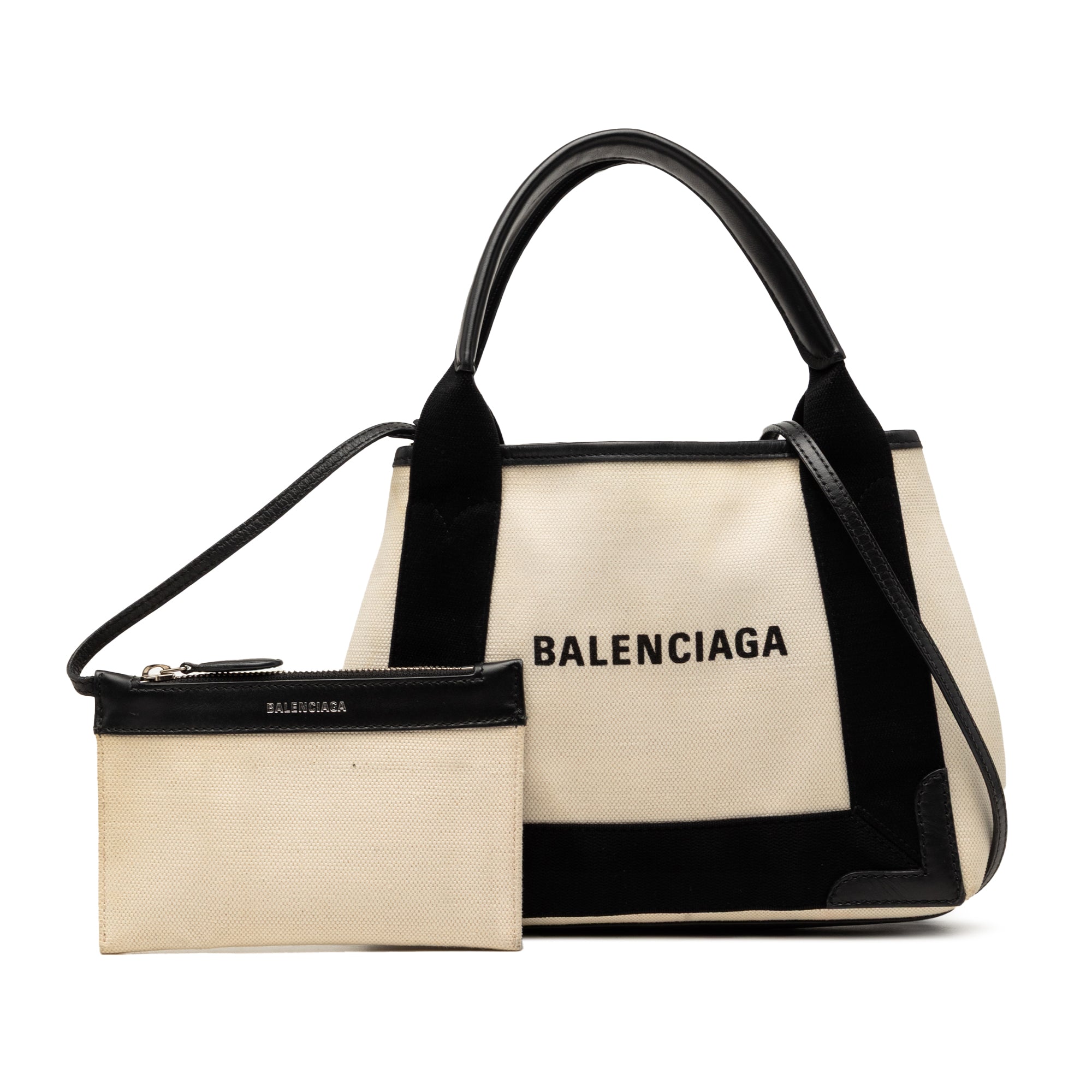 Canvas Navy Cabas XS - Image 8