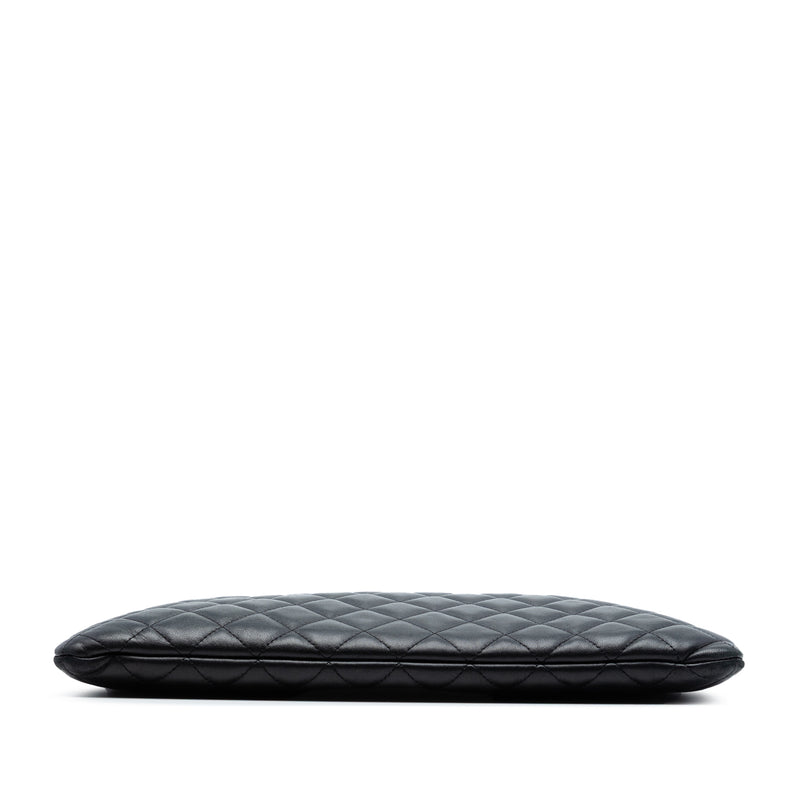 Large Quilted Lambskin Casino Charms O Case Clutch - Image 3