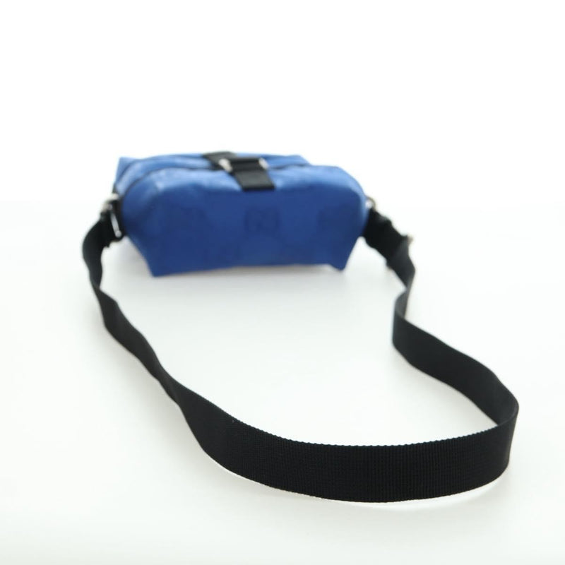 Gucci Off The Grid Buckle Messenger Gg Econyl Blue Canvas