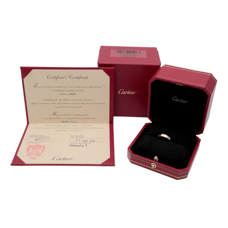 Cartier Love Band 18k Rose Gold Rose_gold Bijoux