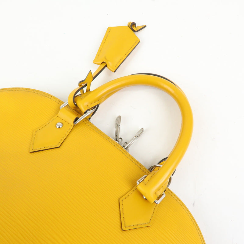 Louis Vuitton Alma Epi Leather Yellow Bag