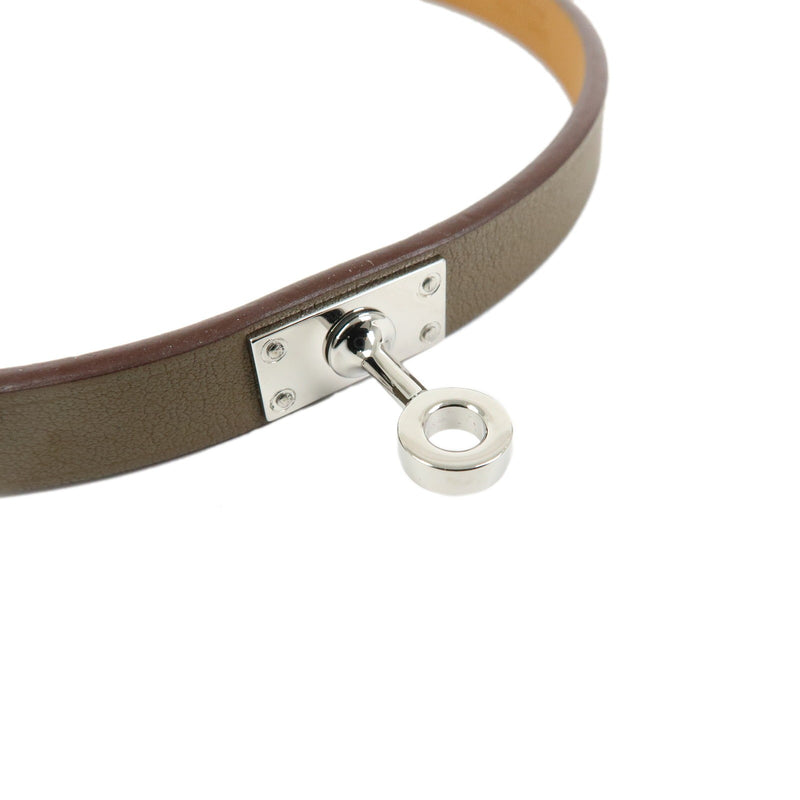 Hermes Kelly Double Tour Leather Greige Bijoux