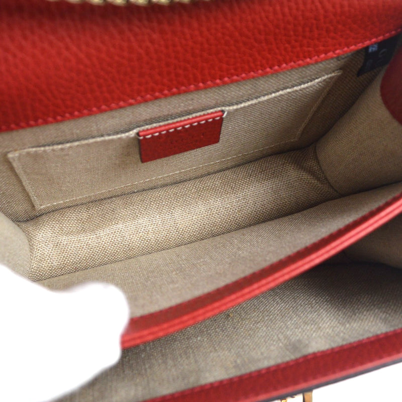 Gucci Interlocking Leather Red Bag