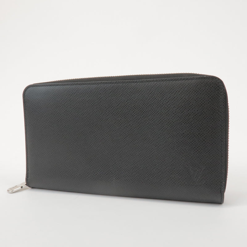 Louis Vuitton Zippy Organizer Taiga Leather Black Accessory