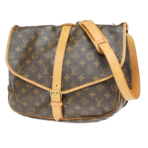 Louis Vuitton Saumur Monogram Canvas Brown Bag
