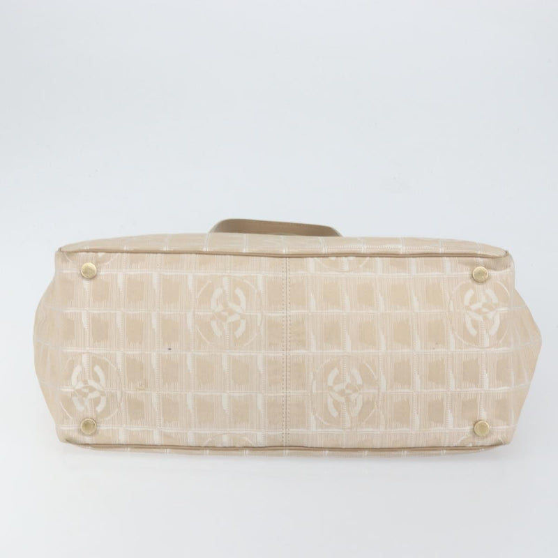 Chanel Travel Line Nylon Beige Bag