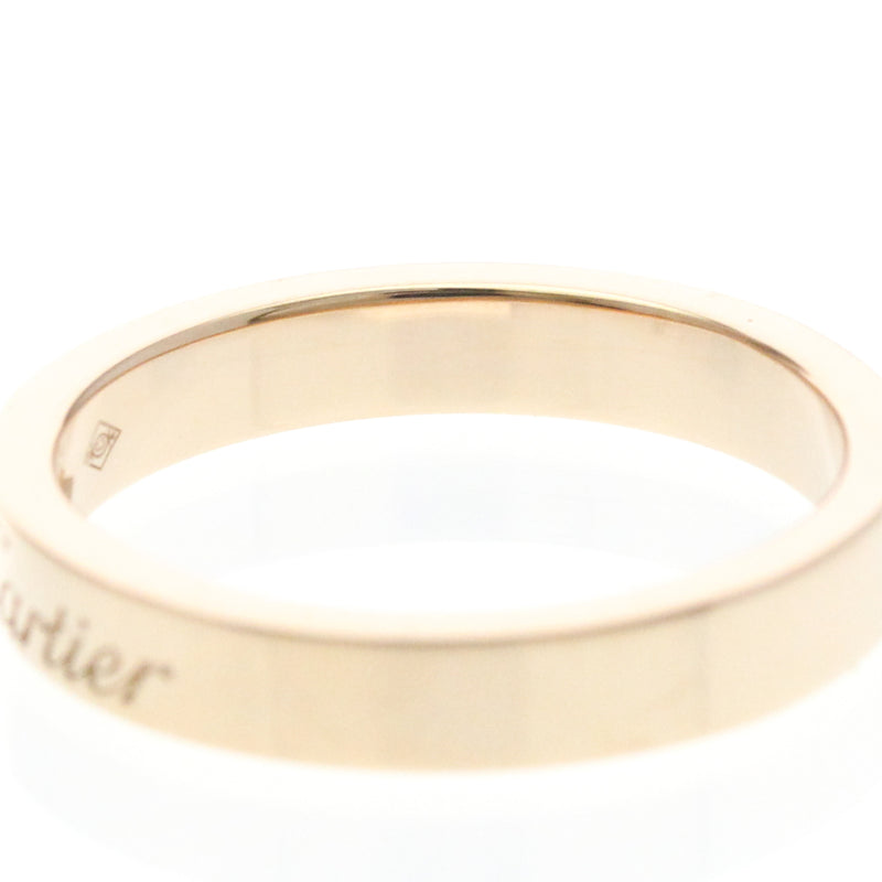 Cartier C De Wedding Band 18k Rose Gold With Diamond Pink_gold Bijoux