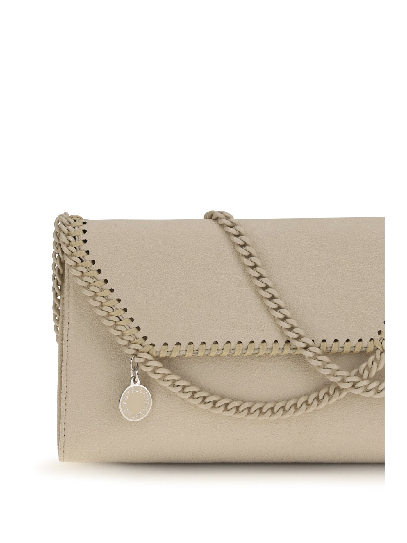 Stella Mccartney Eco Shaggy Shoulder Bag — Beige Polyester