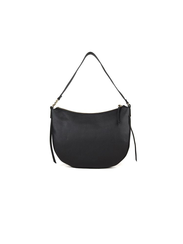 Coccinelle Shoulder Bag — Black Cowhide