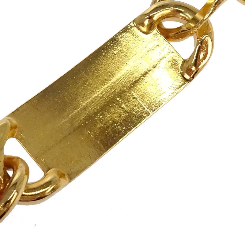 Chanel Vintage Medallion Logo Chain Belt Metal Gold Gold_plated