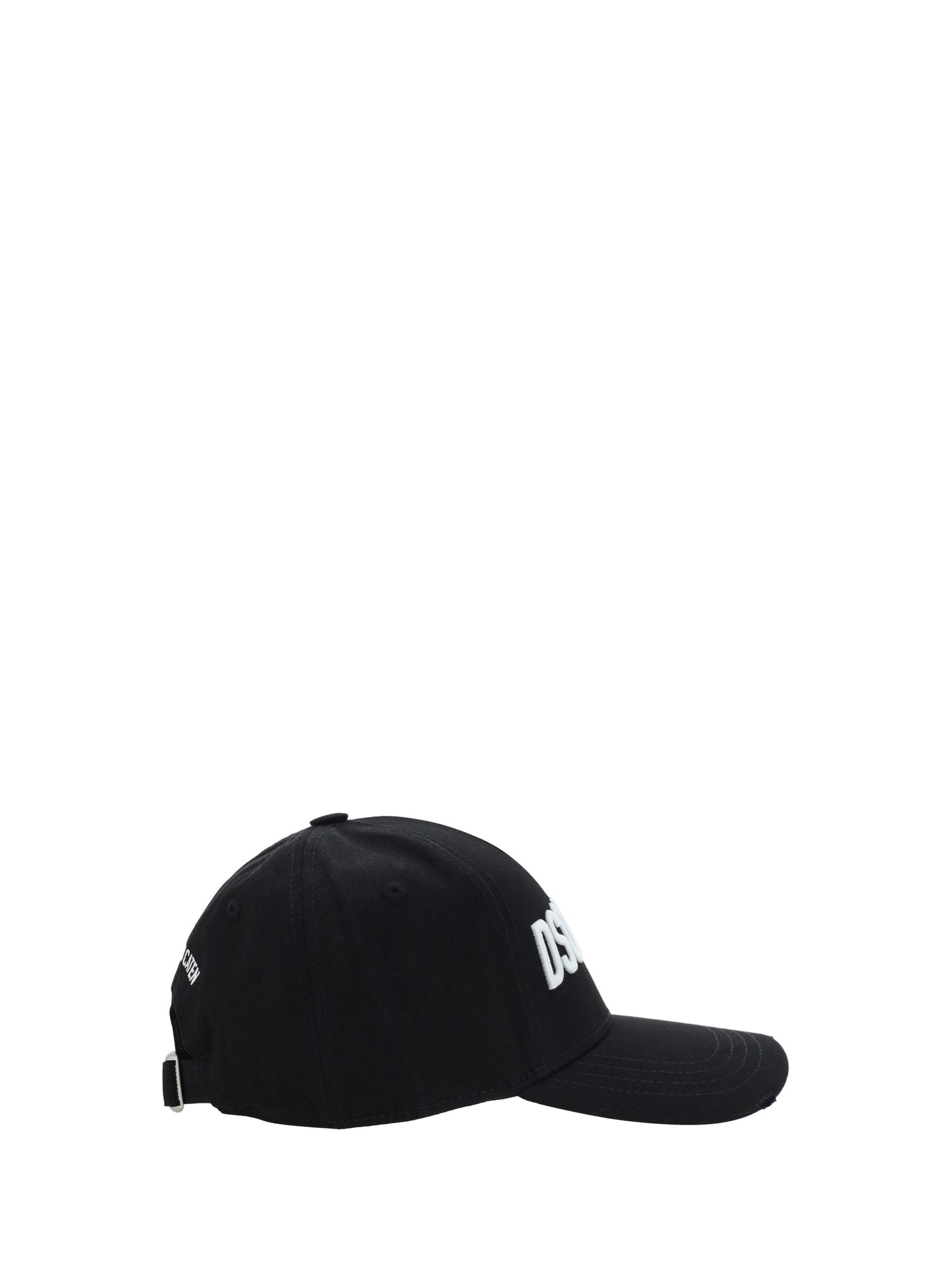 Dsquared2 Bcm066005c00001 Logo-Embroidered Cotton Baseball Cap — Black Caps