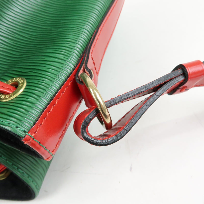 Louis Vuitton Bicolor Petit Noe Epi Leather Green Bag