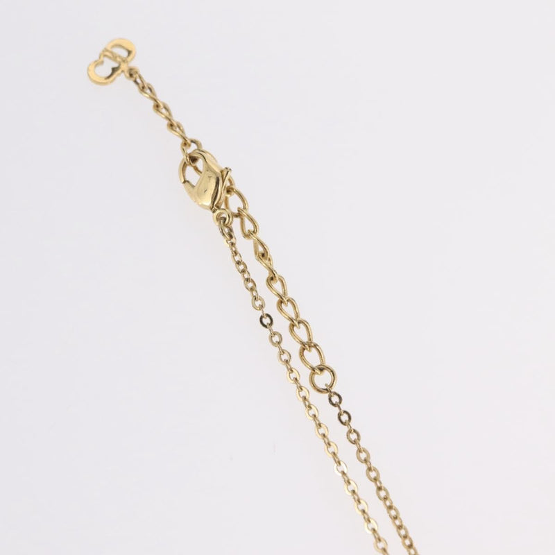 Christian Dior Logo Heart Pendant Metal Gold Bijoux