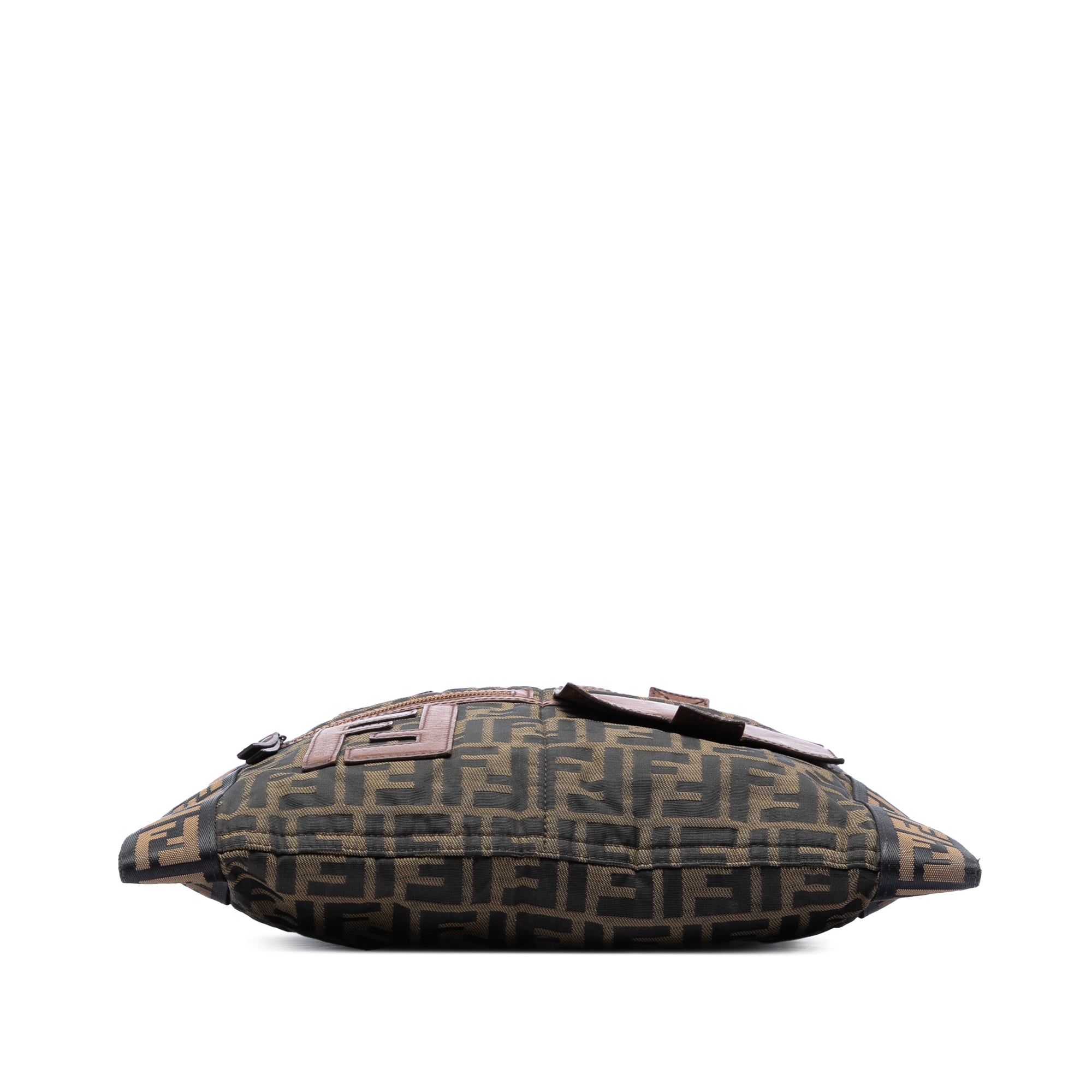 Zucca Canvas FF Flat Messenger Bag - Image 3