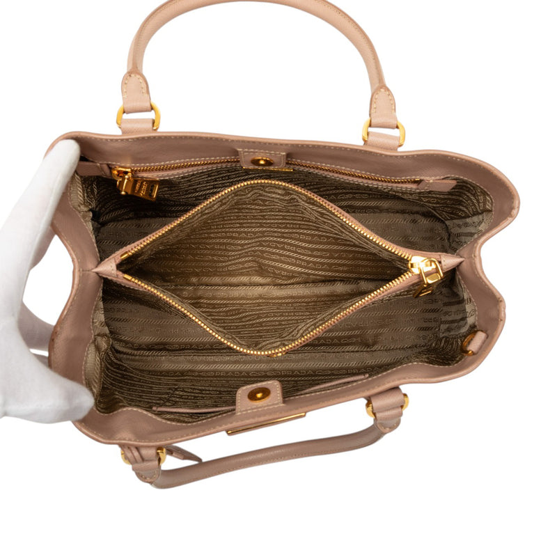 Large Saffiano Lux Galleria Satchel - Image 4
