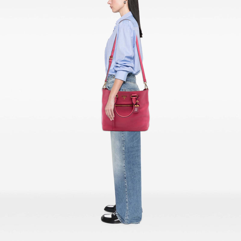 Vitello Daino Open Convertible Tote - Image 6