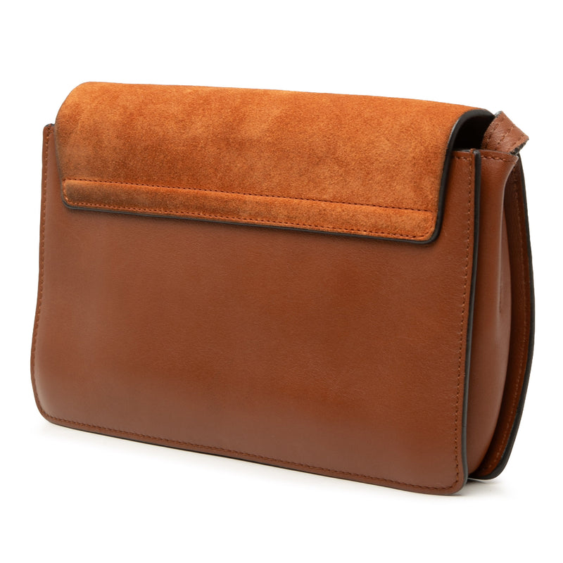 Small Suede and Calfskin Faye Crossbody - Image 2