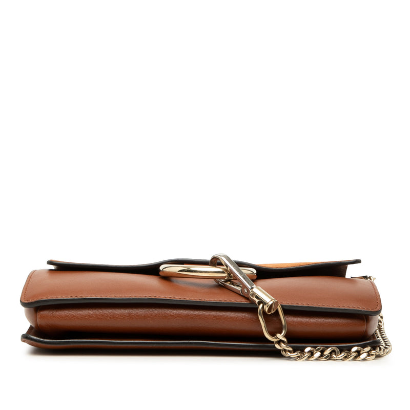 Small Suede and Calfskin Faye Crossbody - Image 3