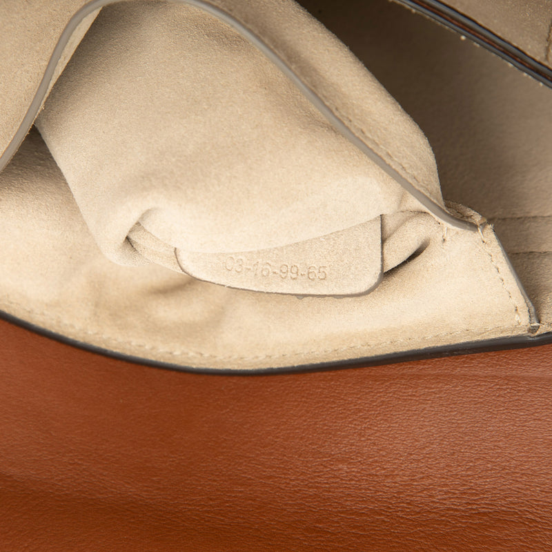 Small Suede and Calfskin Faye Crossbody - Image 6