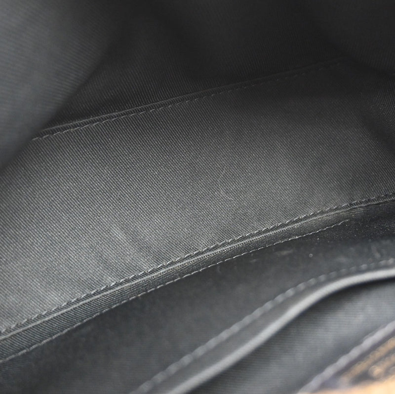 Louis Vuitton Saintonge Monogram Canvas With Leather Brown Bag