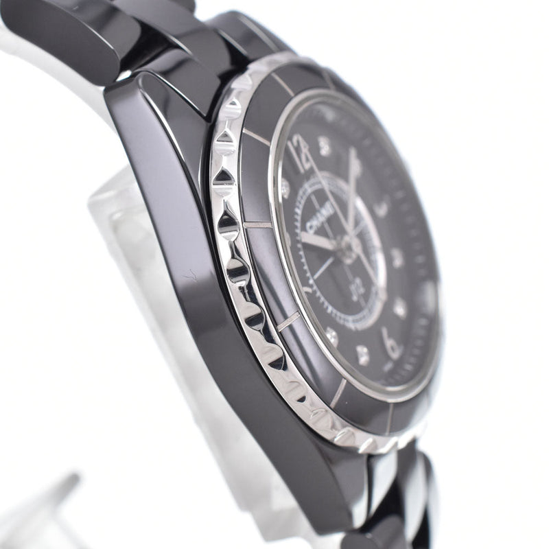 Chanel J12 Quartz Ceramic And Stainless Steel With Diamond Markers Watches