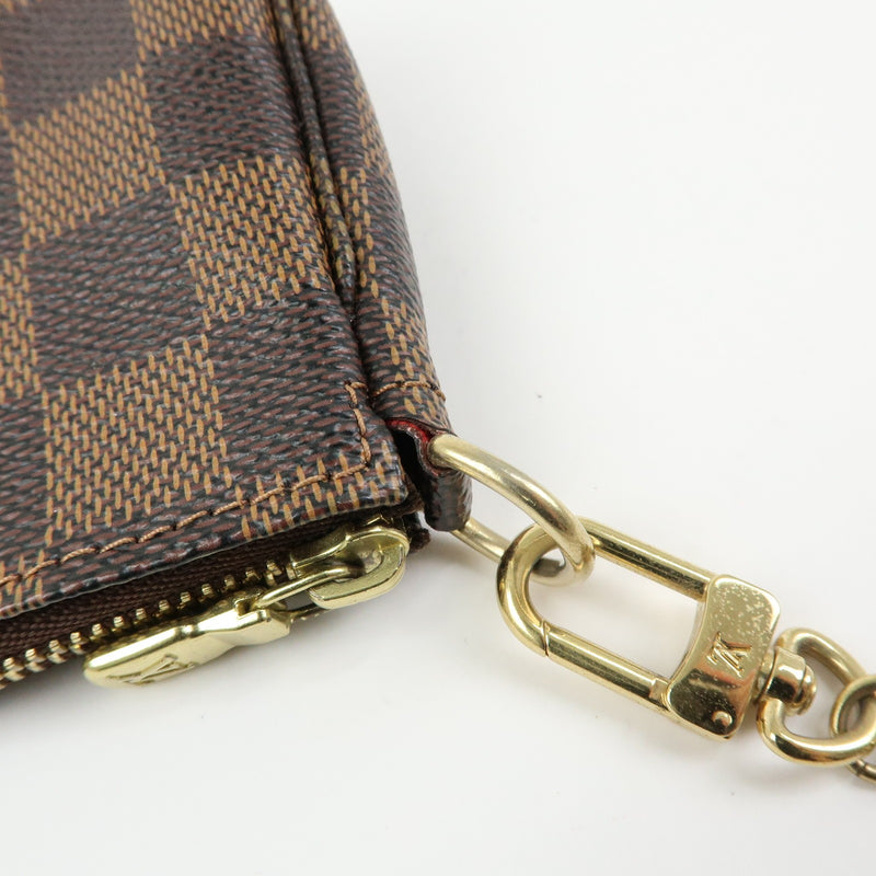 Louis Vuitton Pochette Accessoires Limited Edition Damier Brown Canvas Bag