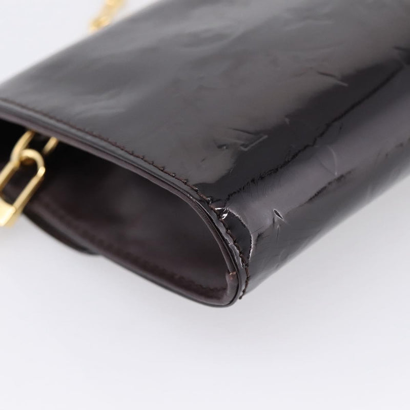 Louis Vuitton Bel Air Pochette Monogram Vernis Burgundy Patent_leather Bag