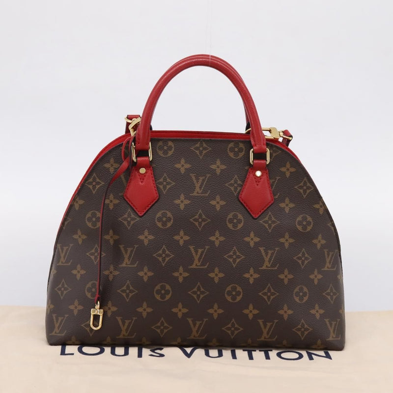 Louis Vuitton Alma Bnb Monogram Canvas With Leather Brown Bag