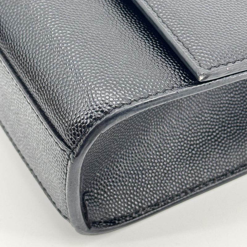 Saint Laurent Classic Monogram Leather Black Bag