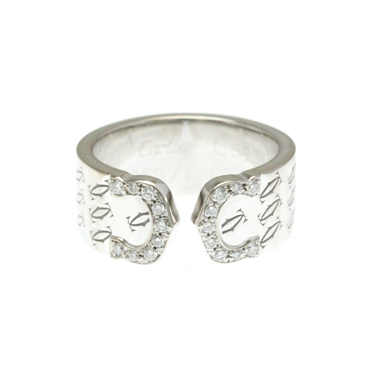 Cartier 2c De 18k White Gold Silver White_gold Jewelry