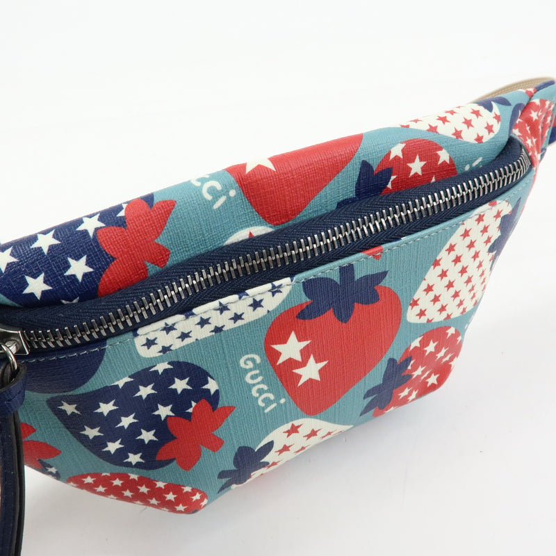 Gucci Childrens Belt Printed Coated Canvas Multicolour Bag
