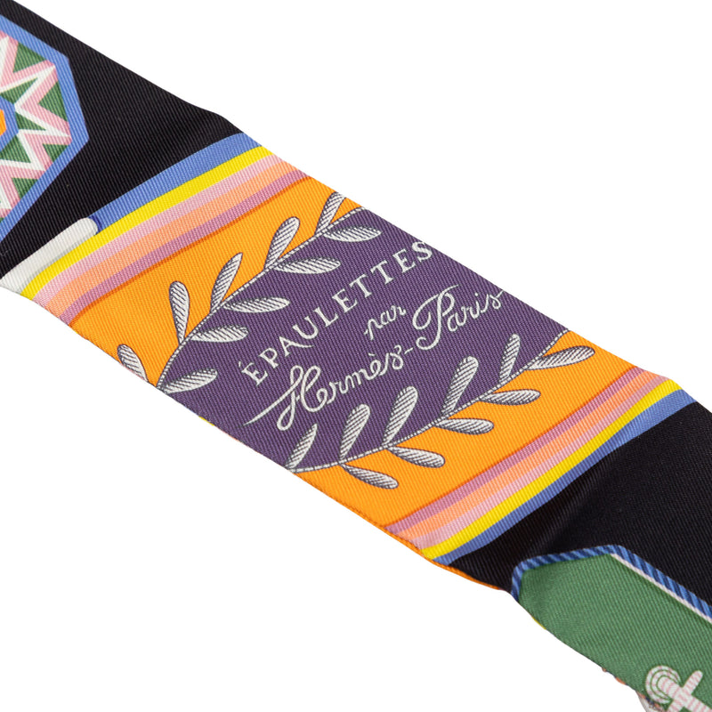 Epaulettes de Gala Silk Twilly Scarf - Image 2