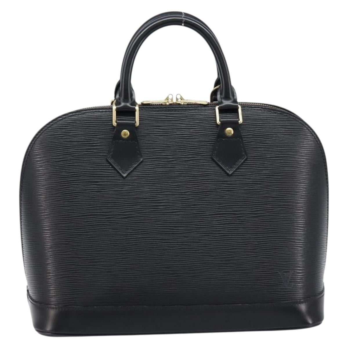 Louis Vuitton Alma Epi Leather Black Bag