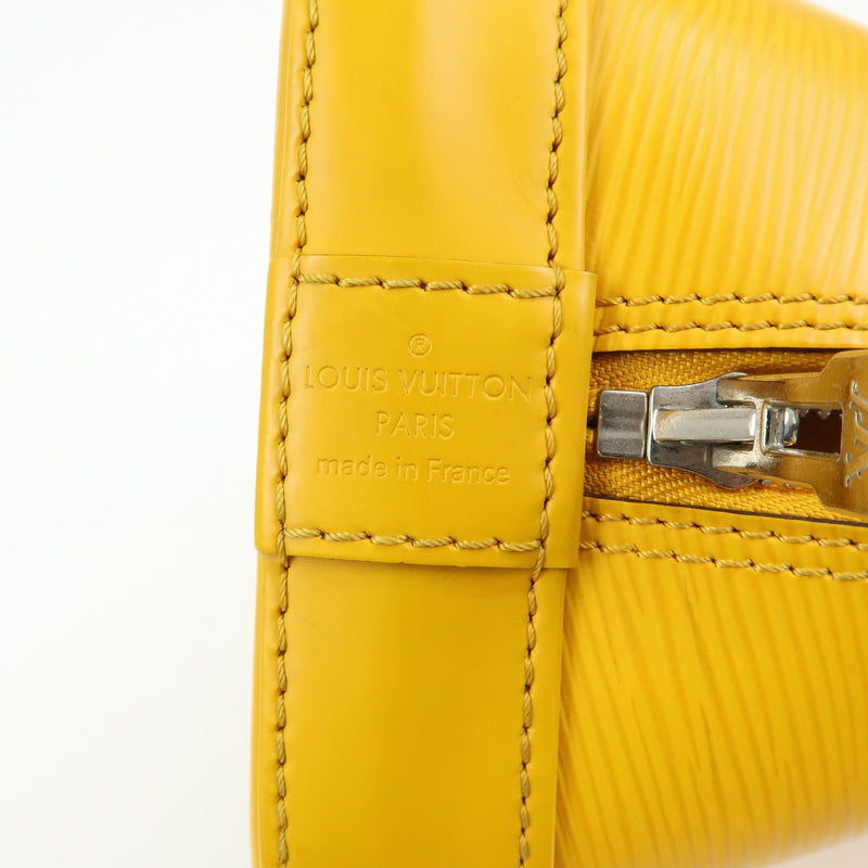 Louis Vuitton Alma Epi Leather Yellow Bag