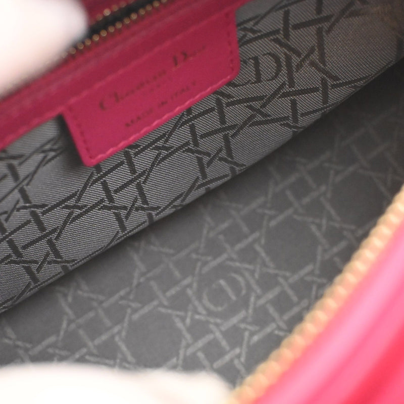 Medium Lambskin Cannage Lady Dior - Image 4