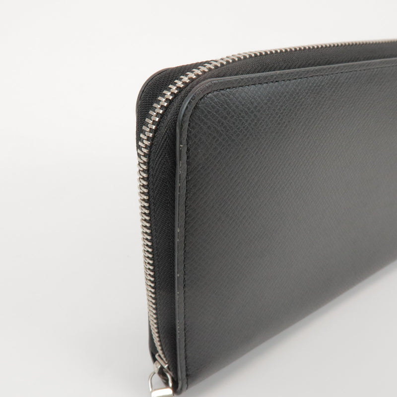 Louis Vuitton Zippy Organizer Taiga Leather Black Accessory