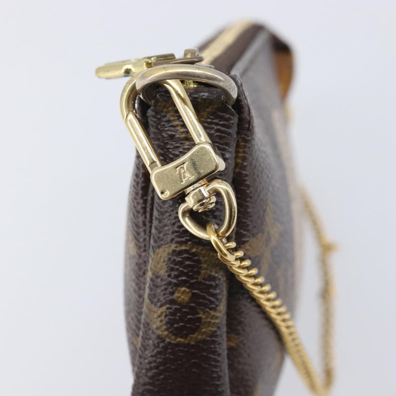 Louis Vuitton Pochette Accessoires Limited Edition Monogram Canvas Brown Bag