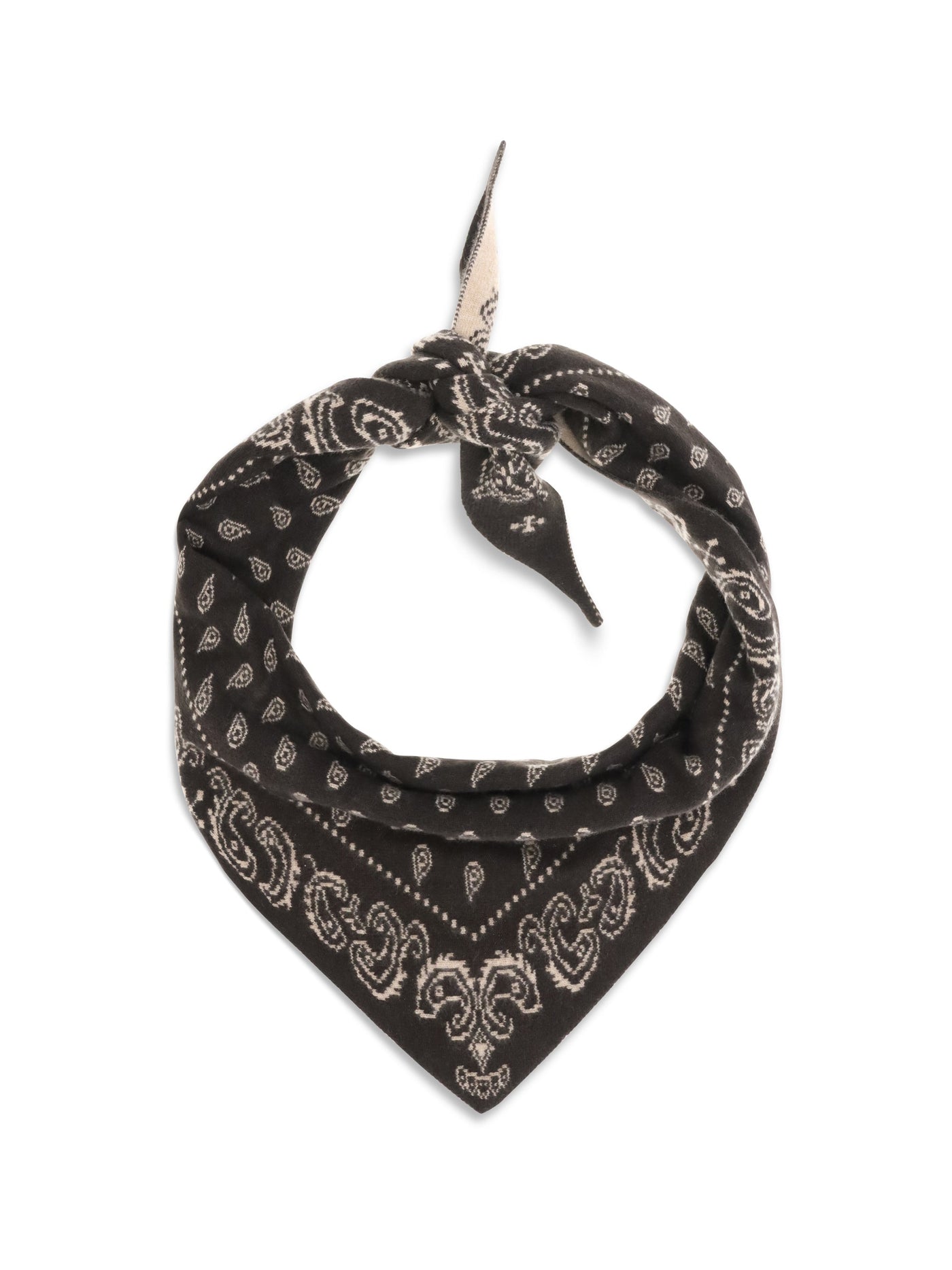 Guest Residence Wild Rag Scarf — Black Kashmir/capra Hircus Scarfs