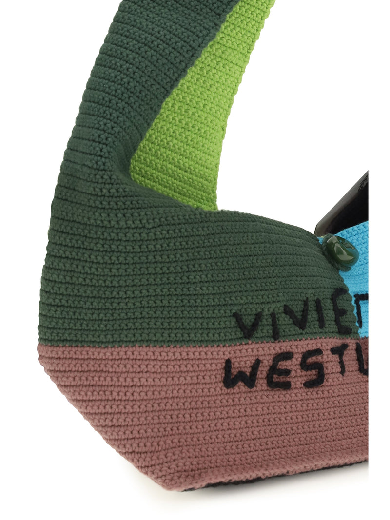 Vivienne Westwood Ellie Shoulder Bag — Multicolor Cotton