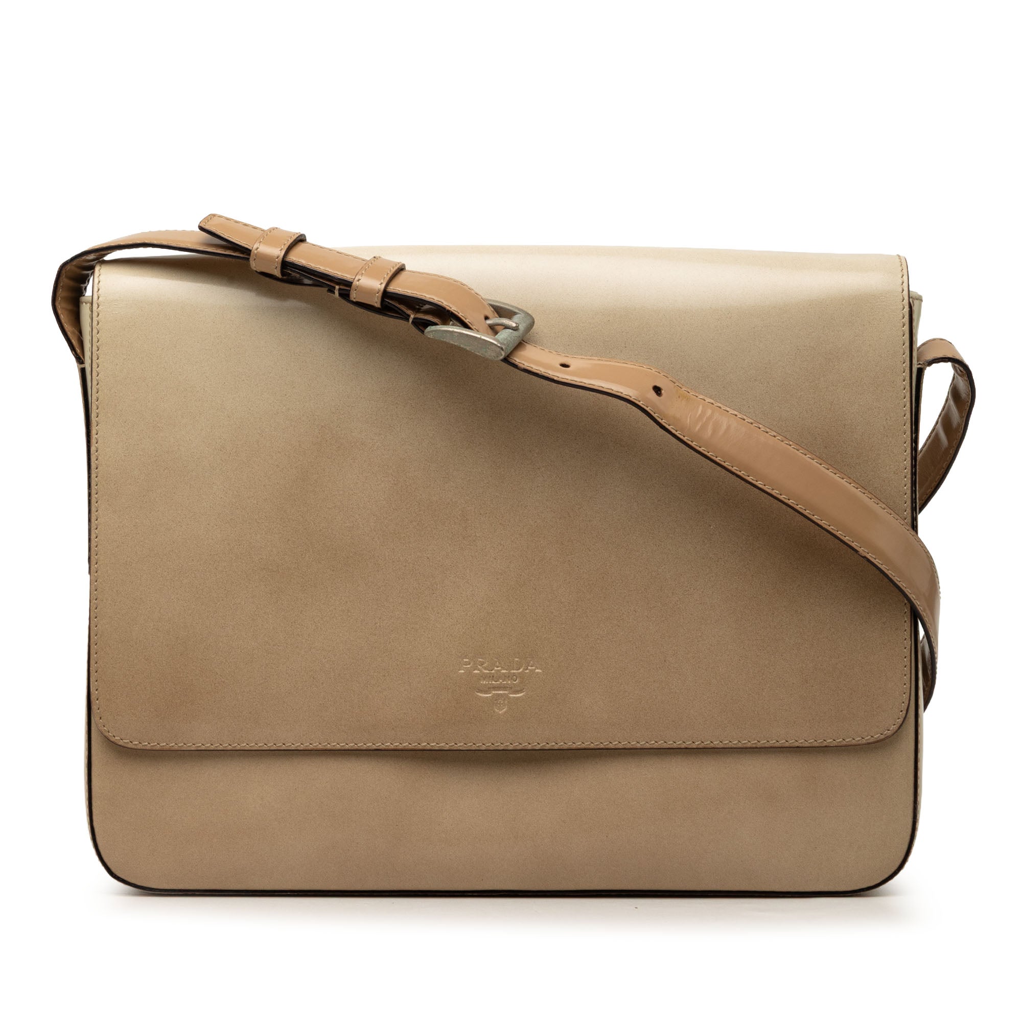 Spazzolato Leather Crossbody - Image 1