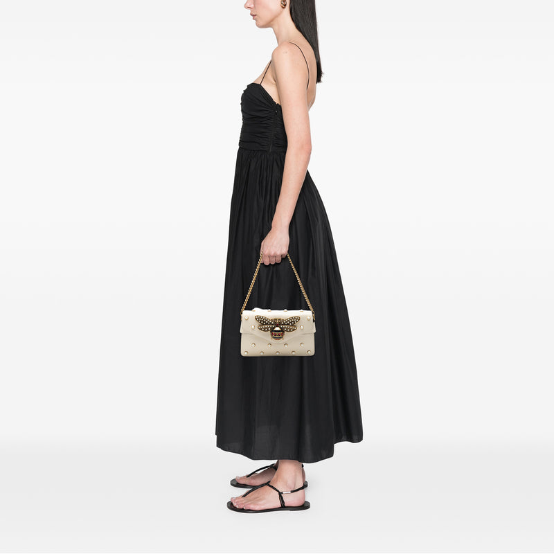 Mini Leather Queen Margaret Broadway Satchel - Image 7