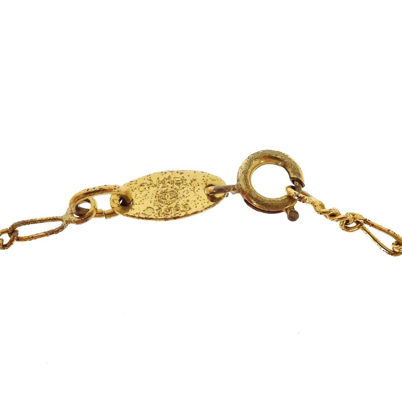 Chanel Quilted Cc Pendant Chain Metal Gold Gold_plated Bijoux