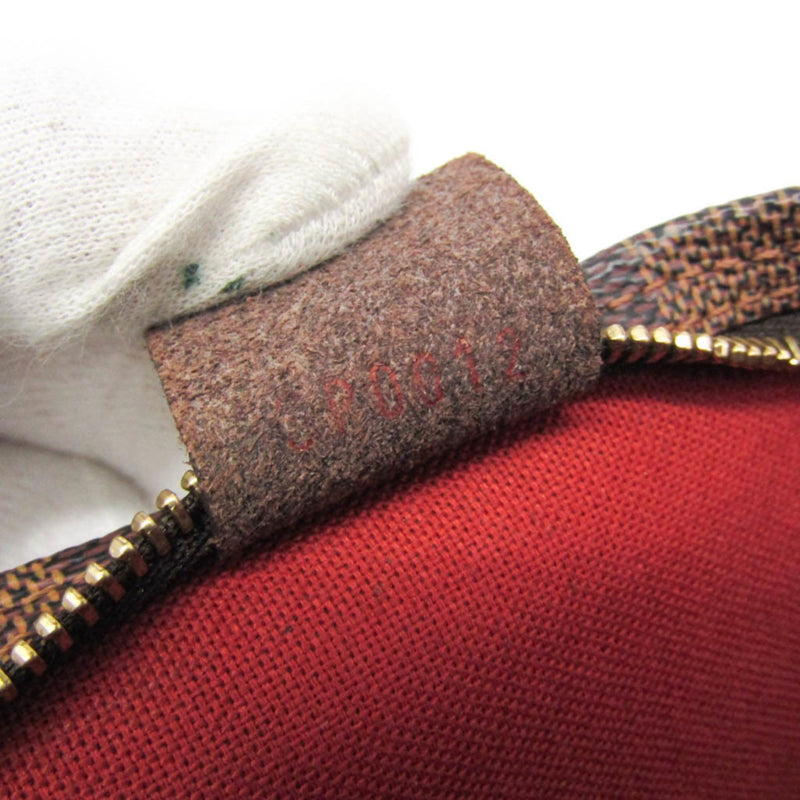 Louis Vuitton Trousse Make Up Damier Brown Canvas Bag