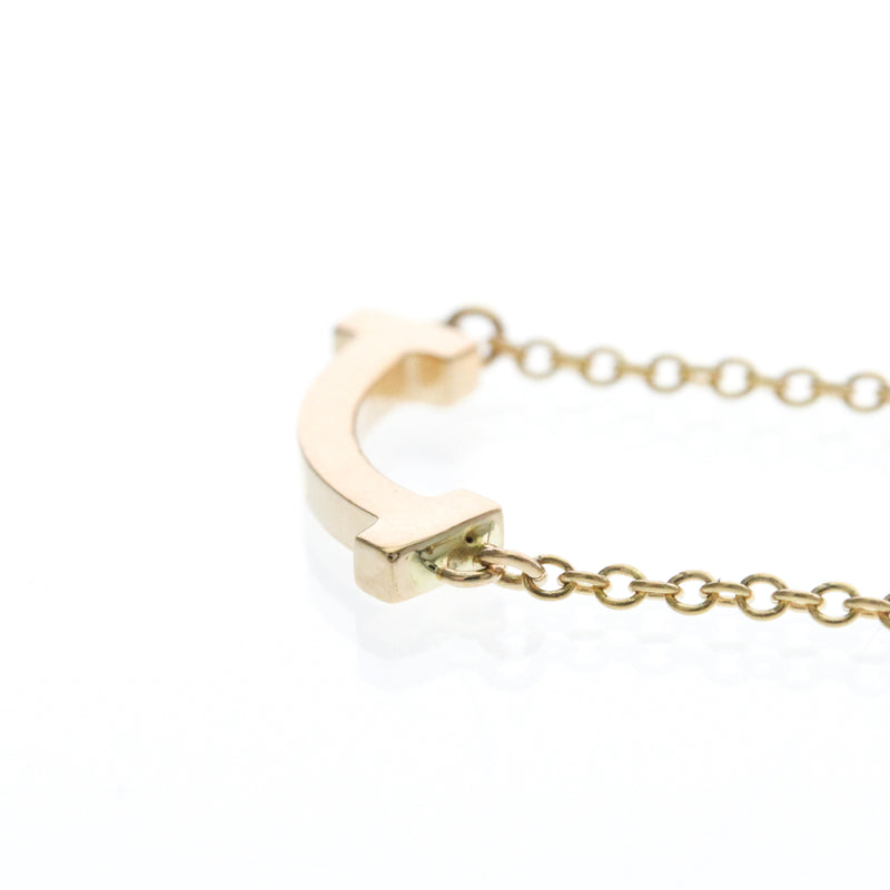 Tiffany & Co. T Smile Pendant 18k Rose Gold Pink_gold Bijoux