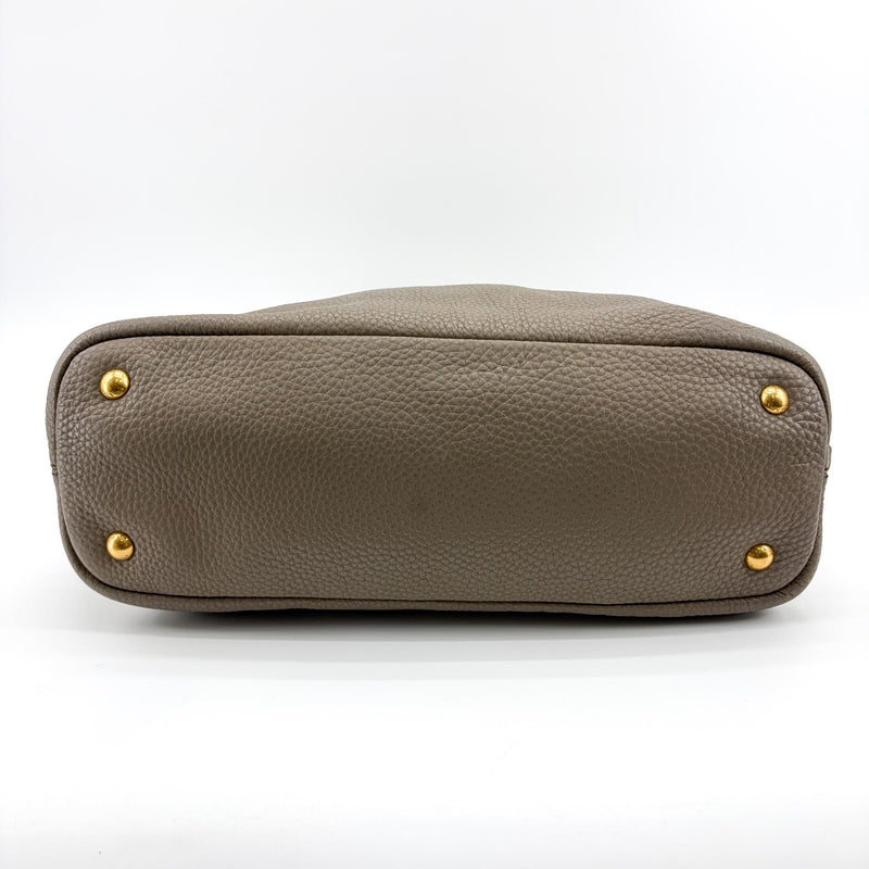 Prada Shoulder Python Gray Leather Bag
