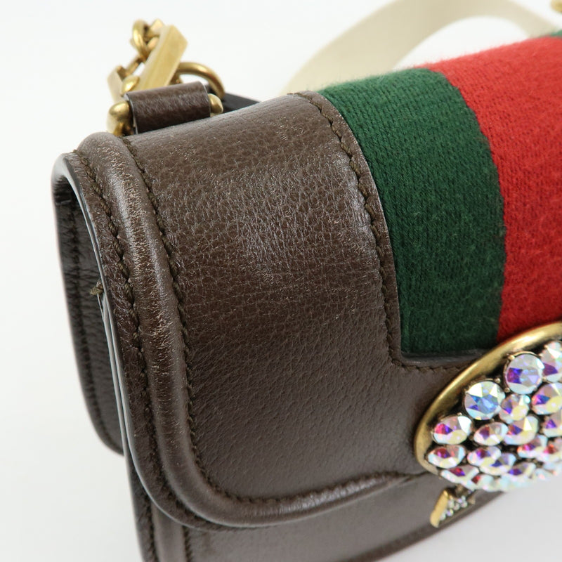 Gucci Totem Leather Brown Bag